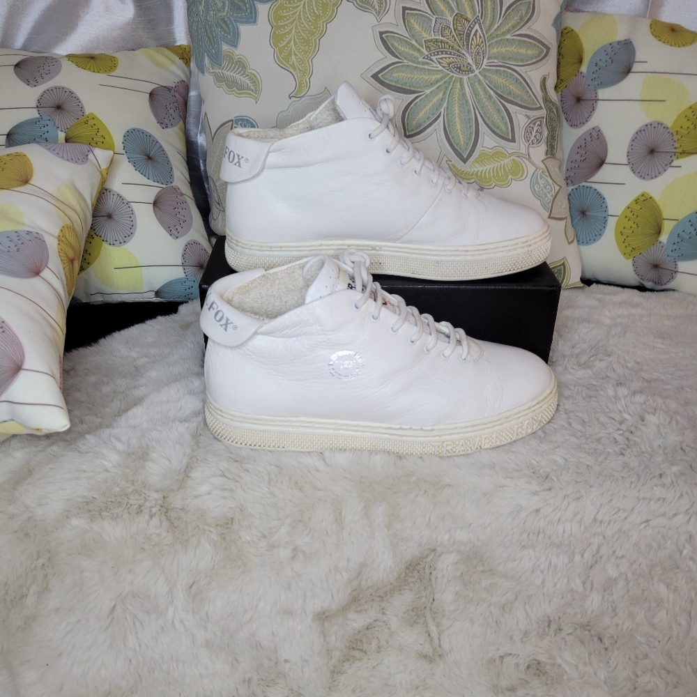Women's white sneakers